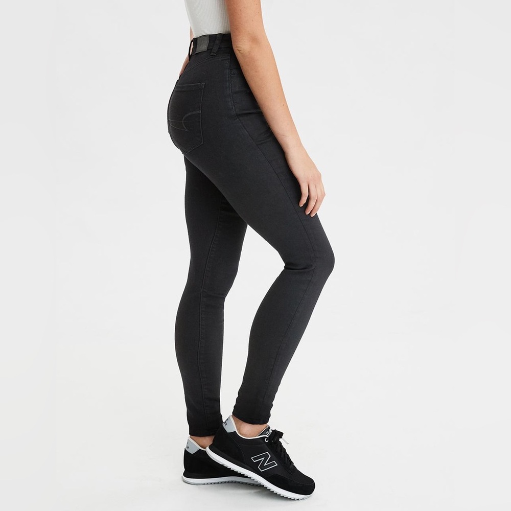 AE Black Super Hi-Rise Jeggings